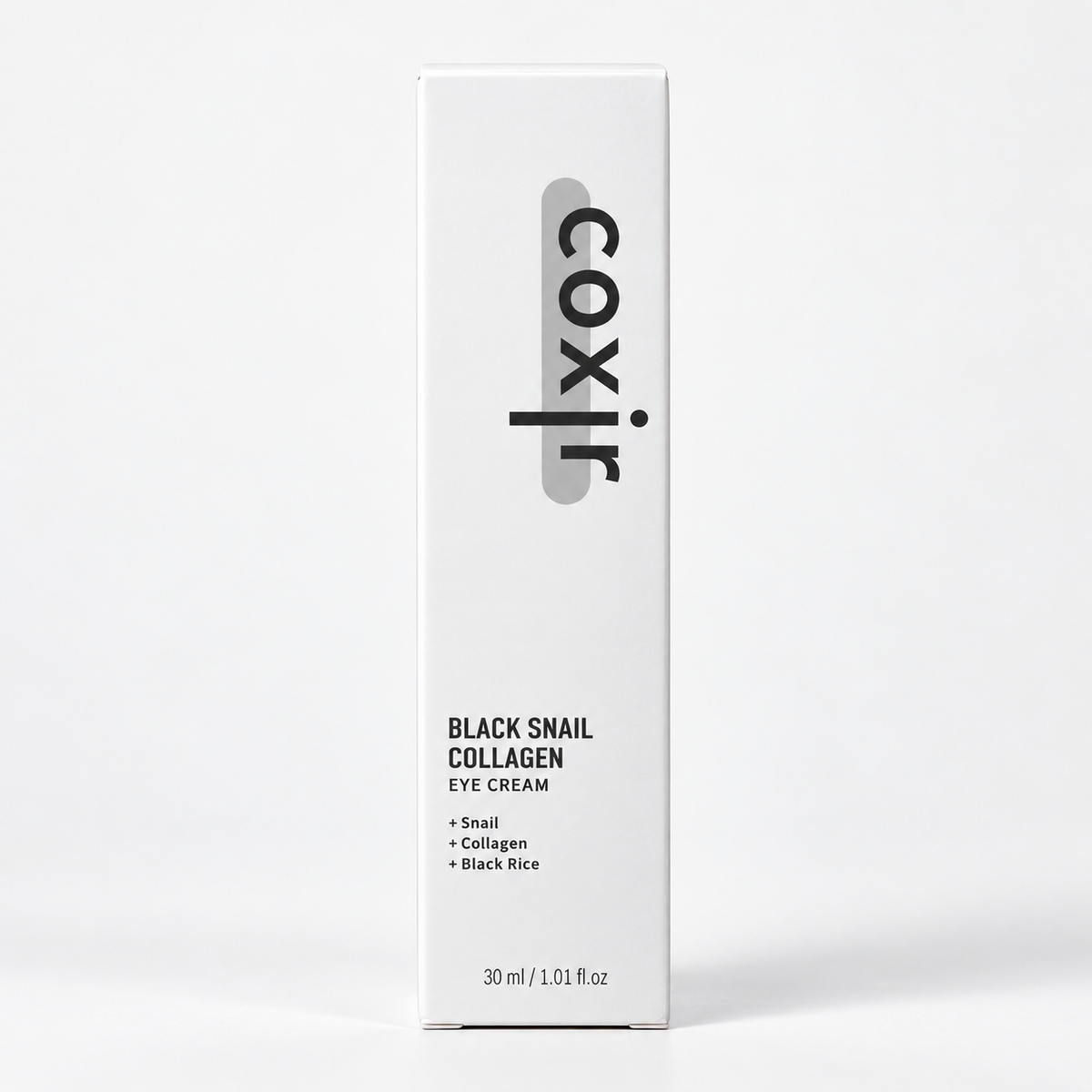 Coxir Black Snail Collagen Eye Cream 30 ml, photo studio professionnelle