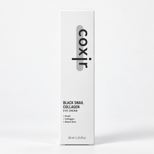 Coxir Black Snail Collagen Eye Cream 30 ml, photo studio professionnelle