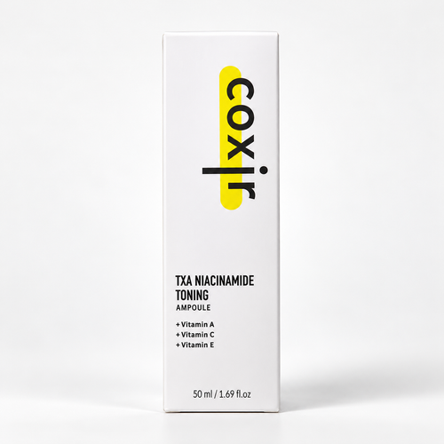Coxir TXA Niacinamide Toning Ampoule 50 ml, photo studio professionnelle